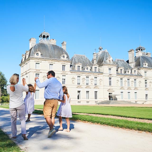 Ballade en famille dans les jardins de Cheverny 2