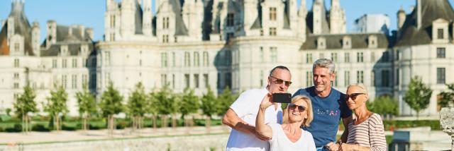 Pose photos à Chambord