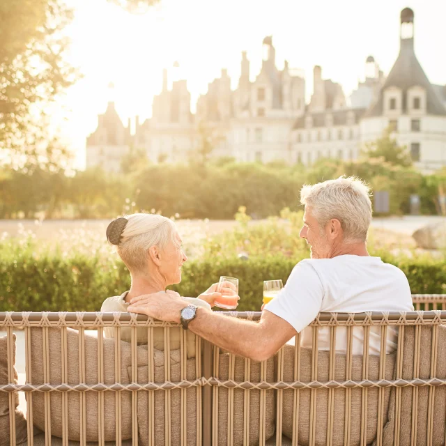 Petit déjeuner à Chambord