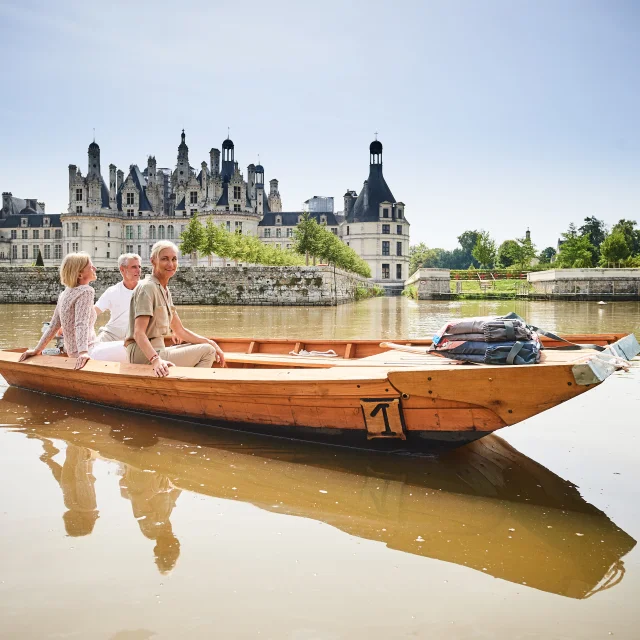 Barque à Chambord