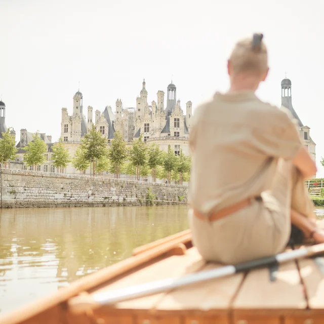 Barque à Chambord