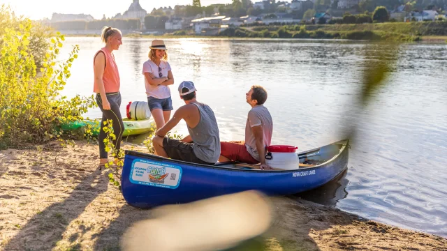 Canoë sur la Loire