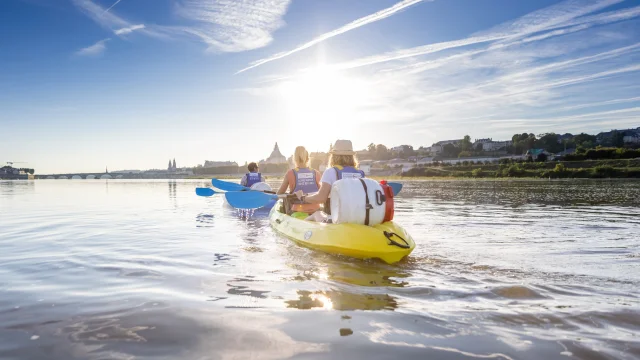 Canoë sur la Loire