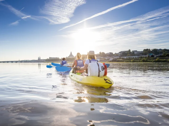 Canoë sur la Loire