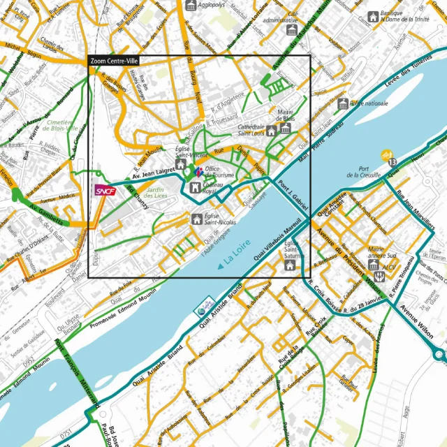 Plan Cyclo De Blois Et Agglo