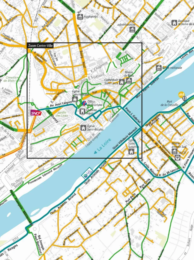 Plan Cyclo De Blois Et Agglo