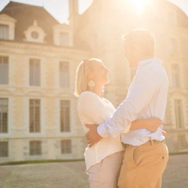 Couple à Cheverny