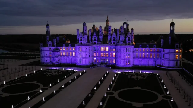 Illuminations des Jardins à La Française à Chambord