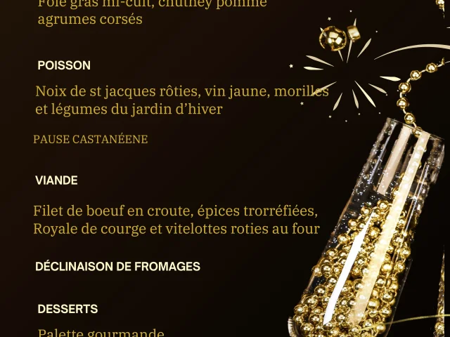 Menu Reveillon St Sylvestre