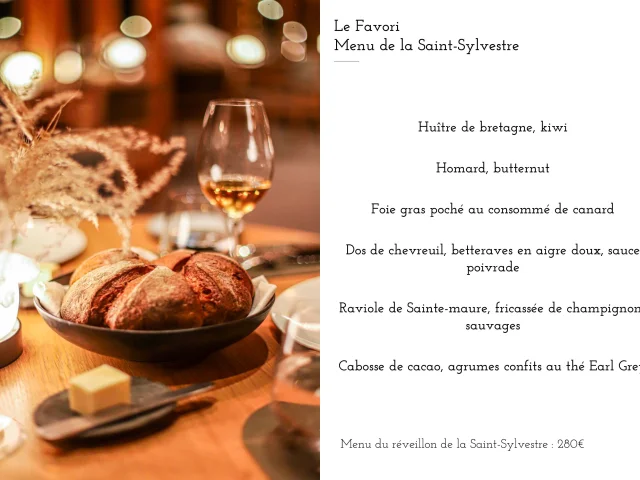 Le Favori Menu 31