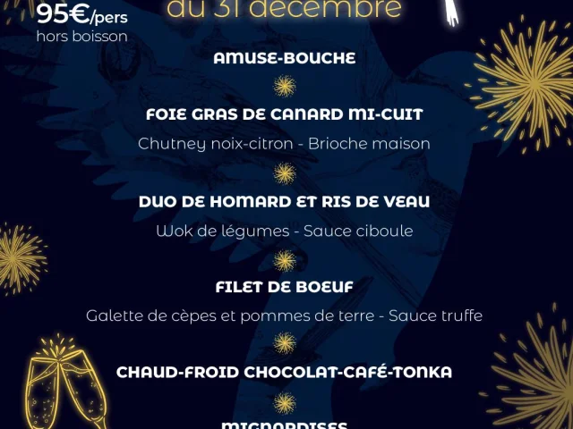 Menu Oratoire 31 Dec 1