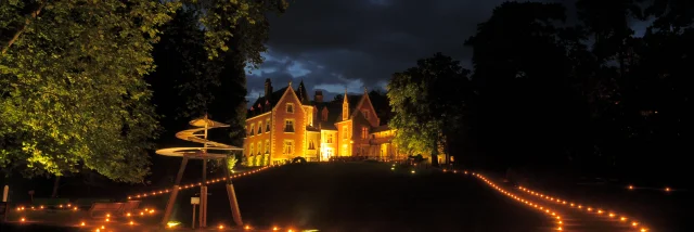 Château du Clos Lucé de nuit